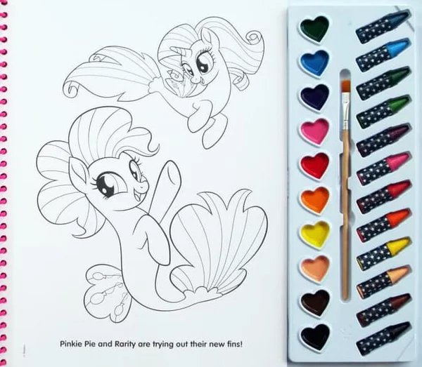 Detail Gambar Mewarnai My Little Pony Rarity Nomer 34