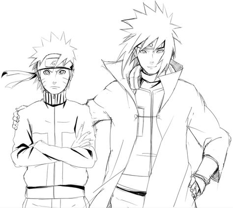 Detail Gambar Mewarnai Naruto Nomer 15