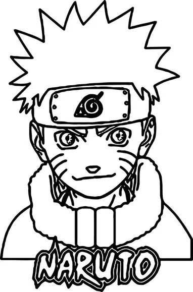 Detail Gambar Mewarnai Naruto Nomer 17