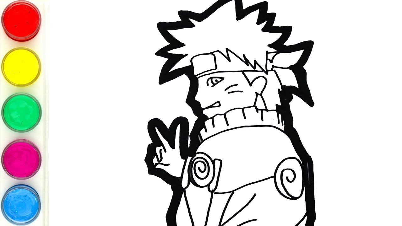 Detail Gambar Mewarnai Naruto Nomer 34