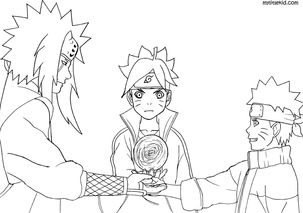 Detail Gambar Mewarnai Naruto Dan Sasuke Nomer 22