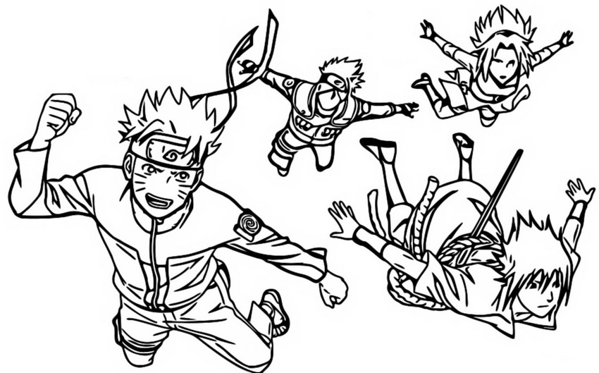 Detail Gambar Mewarnai Naruto Dan Sasuke Nomer 32