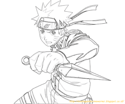 Detail Gambar Mewarnai Naruto Dan Sasuke Nomer 5