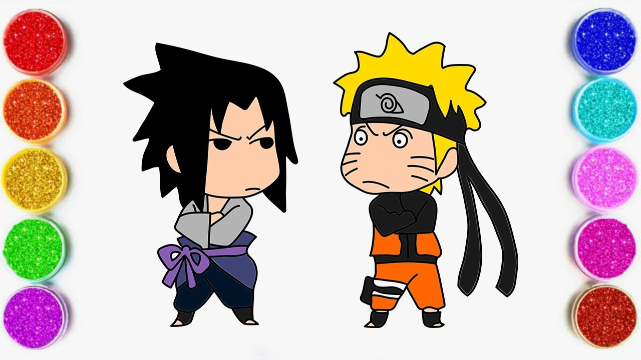 Detail Gambar Mewarnai Naruto Dan Sasuke Nomer 43