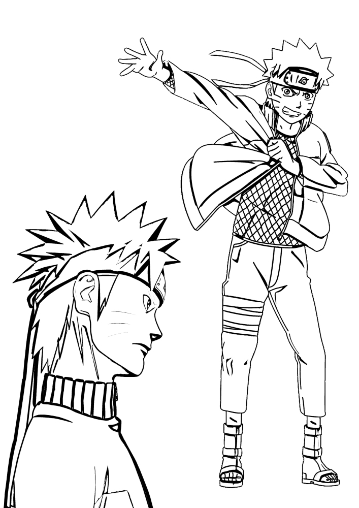 Detail Gambar Mewarnai Naruto Hokage Koleksi Nomer 12