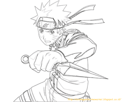 Detail Gambar Mewarnai Naruto Kyubi Nomer 5