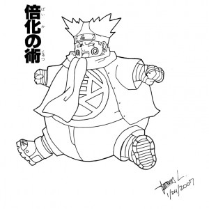 Detail Gambar Mewarnai Naruto Kyubi Nomer 53