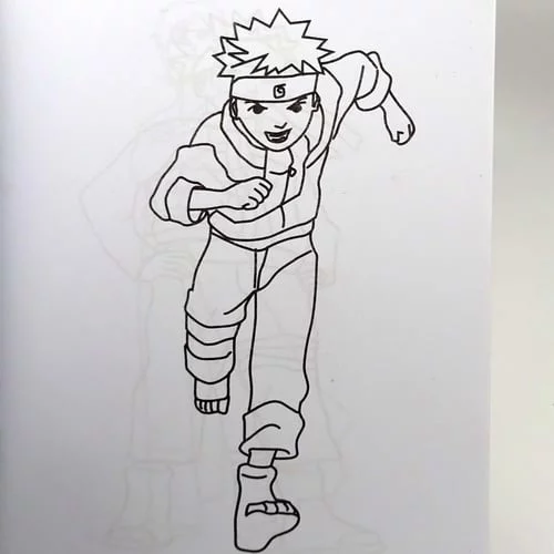 Detail Gambar Mewarnai Naruto Terbaru Nomer 21