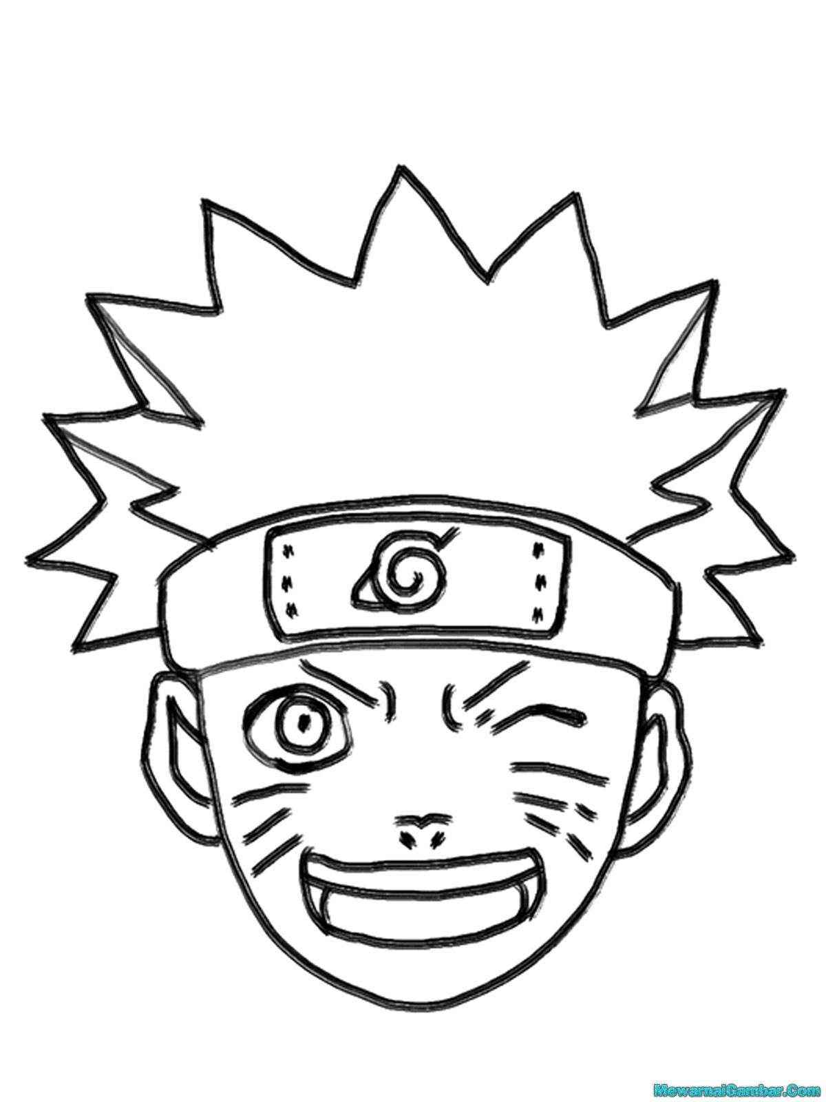 Detail Gambar Mewarnai Naruto Terbaru Nomer 53