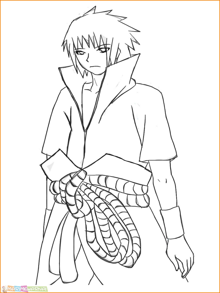 Detail Gambar Mewarnai Naruto Terbaru Nomer 54