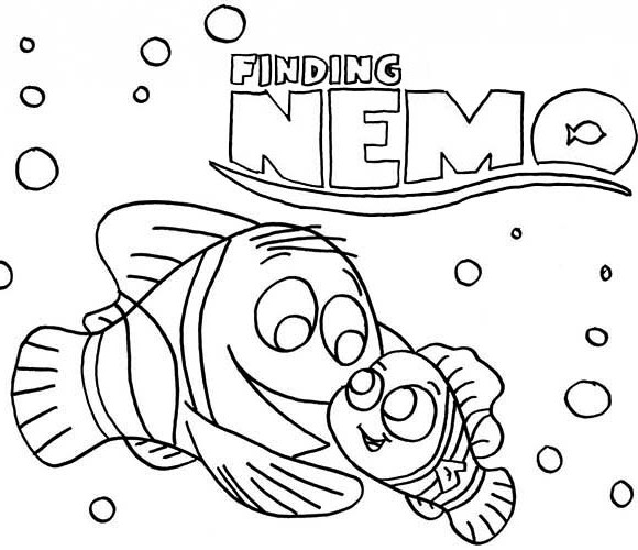 Detail Gambar Mewarnai Nemo Nomer 37