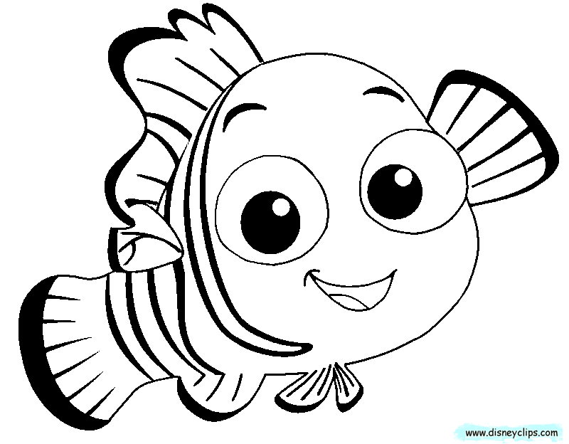 Detail Gambar Mewarnai Nemo Nomer 43