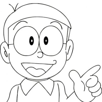 Detail Gambar Mewarnai Nobita Nomer 37