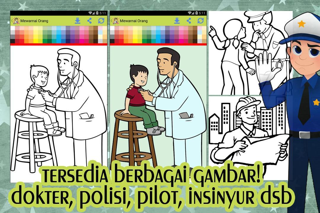 Download Gambar Mewarnai Orang Nomer 45