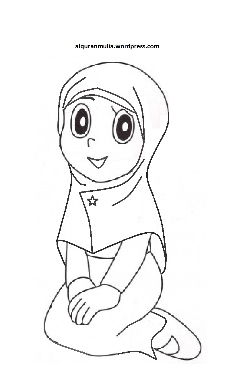 Detail Gambar Mewarnai Orang Muslim Nomer 11