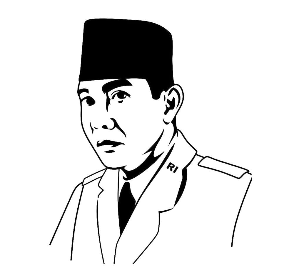 Detail Gambar Mewarnai Pahlawan Indonesia Nomer 2