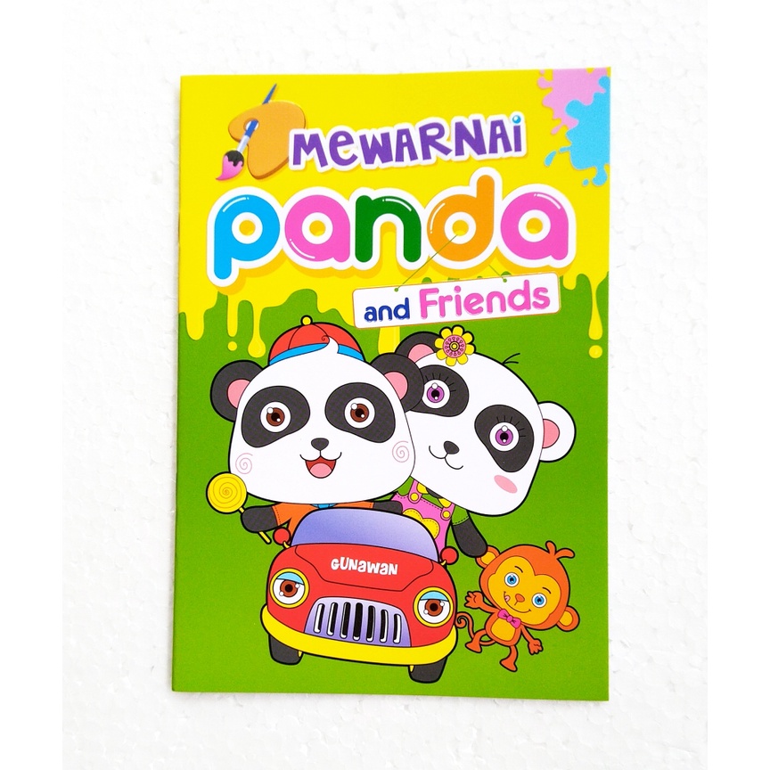 Detail Gambar Mewarnai Panda Nomer 39