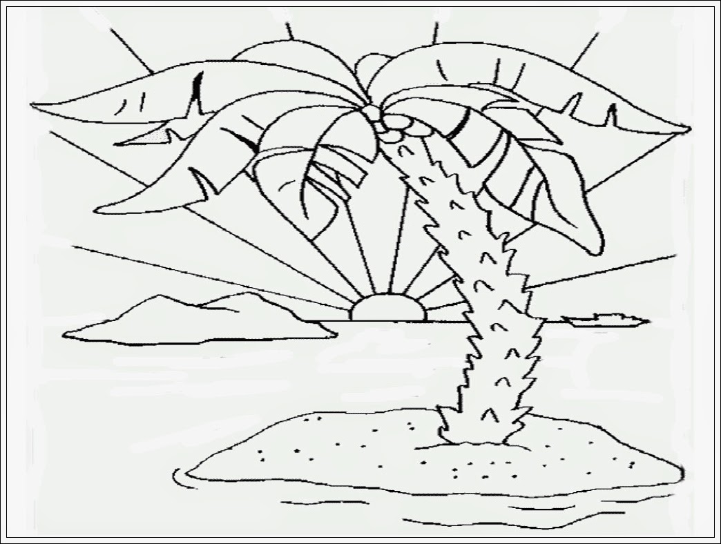 Detail Gambar Mewarnai Pantai Nomer 48