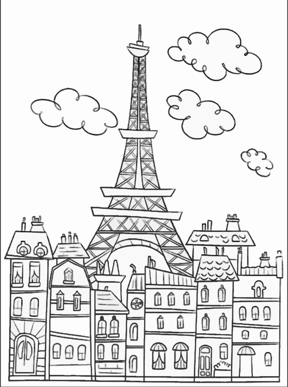 Gambar Mewarnai Paris - KibrisPDR