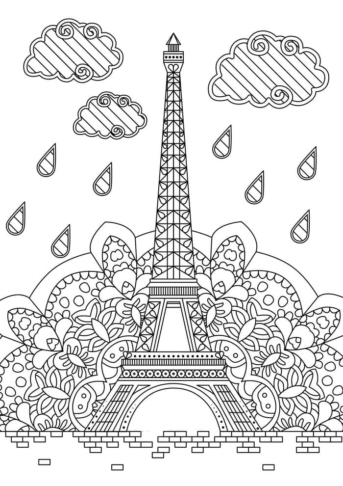 Detail Gambar Mewarnai Paris Nomer 6