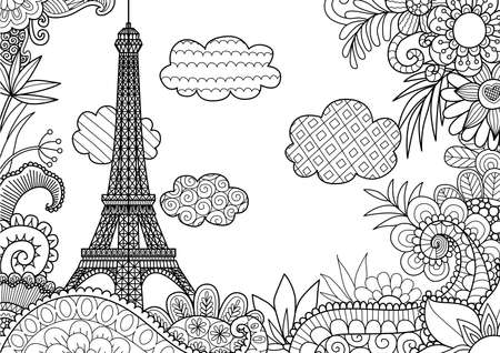 Detail Gambar Mewarnai Paris Nomer 10