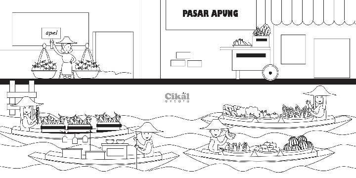 Detail Gambar Mewarnai Pasar Nomer 16