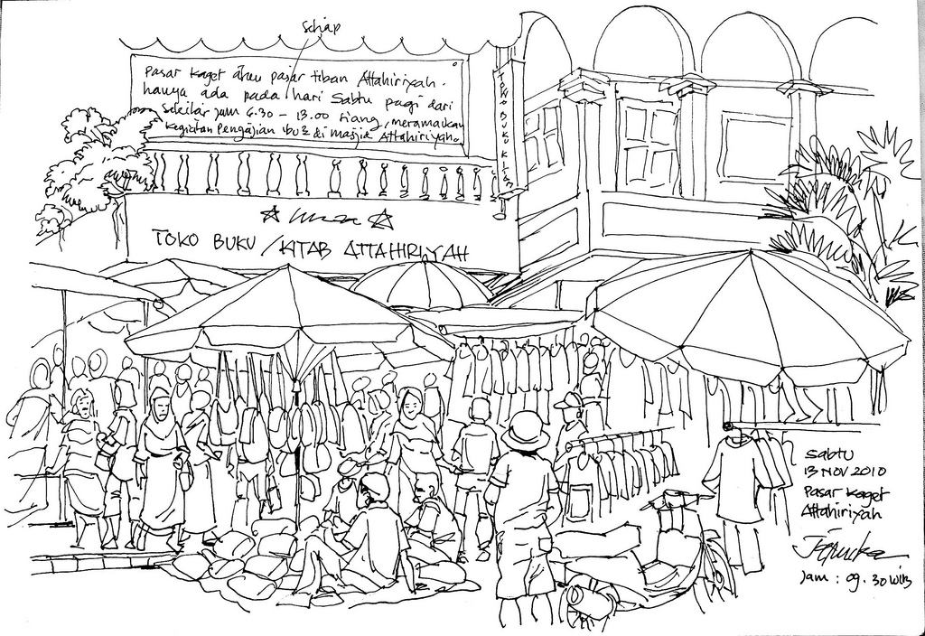 Detail Gambar Mewarnai Pasar Nomer 26