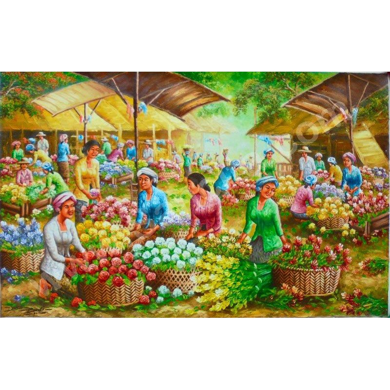 Detail Gambar Mewarnai Pasar Tradisional Nomer 48