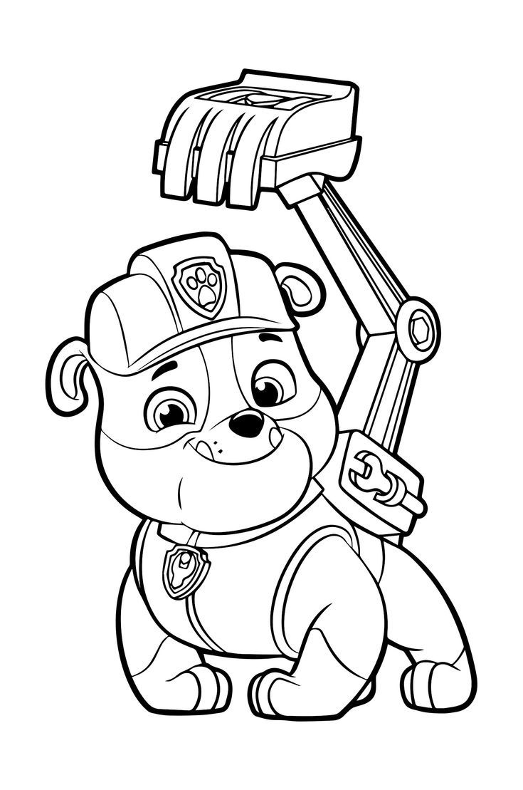 Detail Gambar Mewarnai Paw Patrol Nomer 18