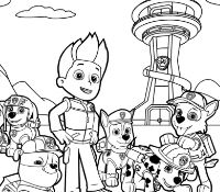 Detail Gambar Mewarnai Paw Patrol Nomer 29