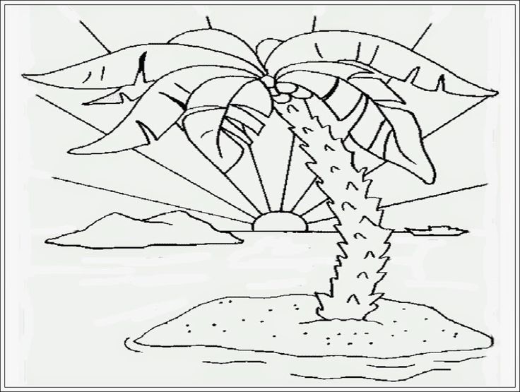 Detail Gambar Mewarnai Pemandangan Pantai Nomer 55