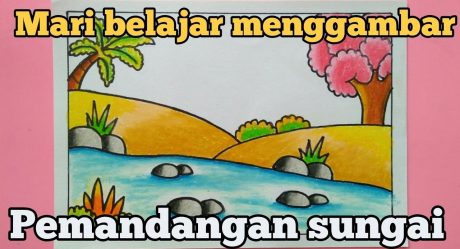 Detail Gambar Mewarnai Pemandangan Sungai Nomer 29