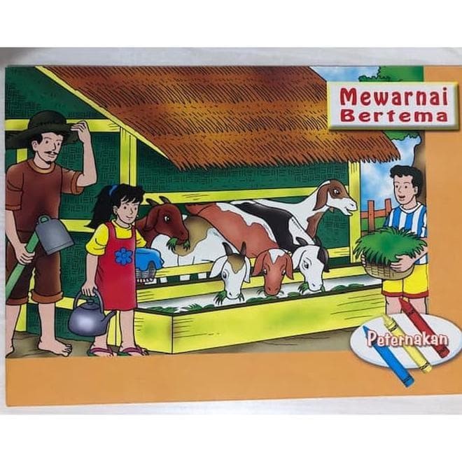 Detail Gambar Mewarnai Pemandangan Ternak Nomer 40