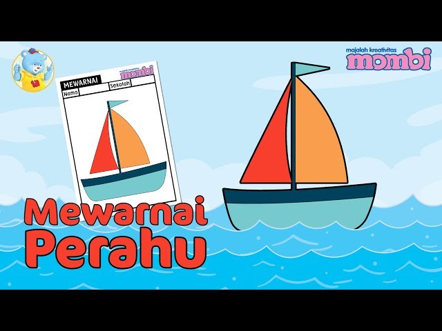 Detail Gambar Mewarnai Perahu Nomer 40