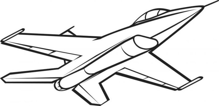 Detail Gambar Mewarnai Pesawat Nomer 54