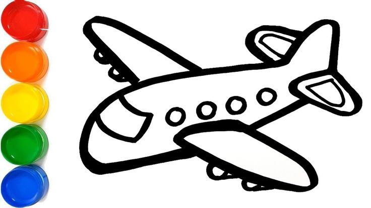 Detail Gambar Mewarnai Pesawat Nomer 58