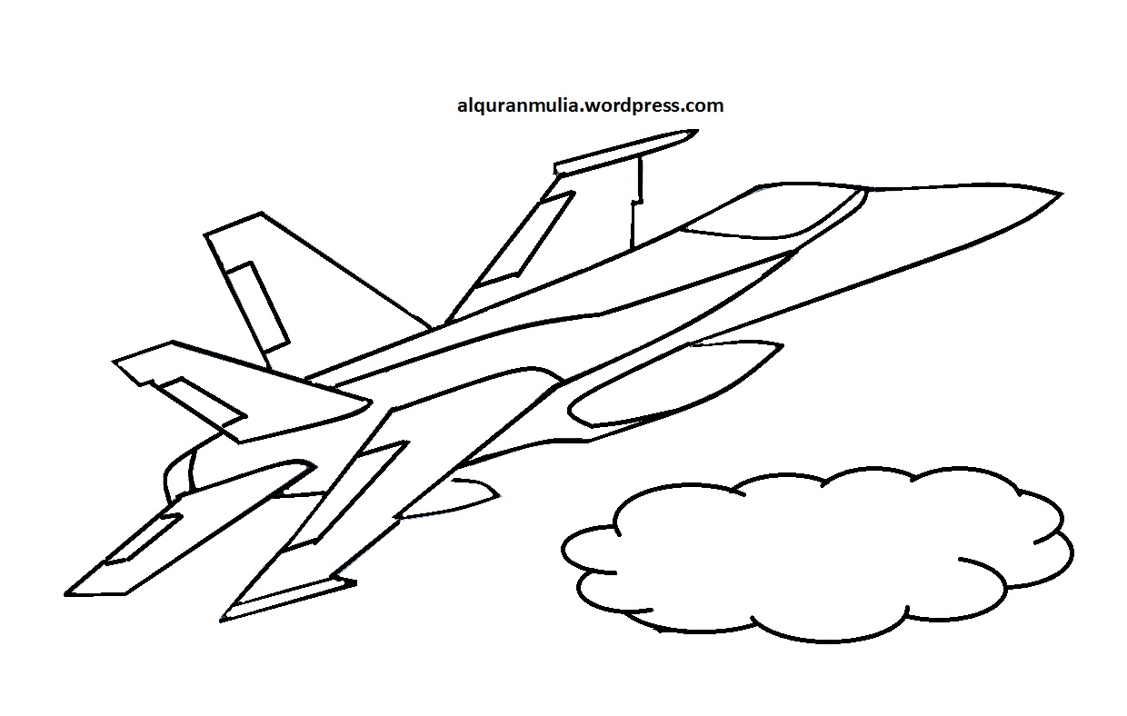 Detail Gambar Mewarnai Pesawat Tempur Nomer 6