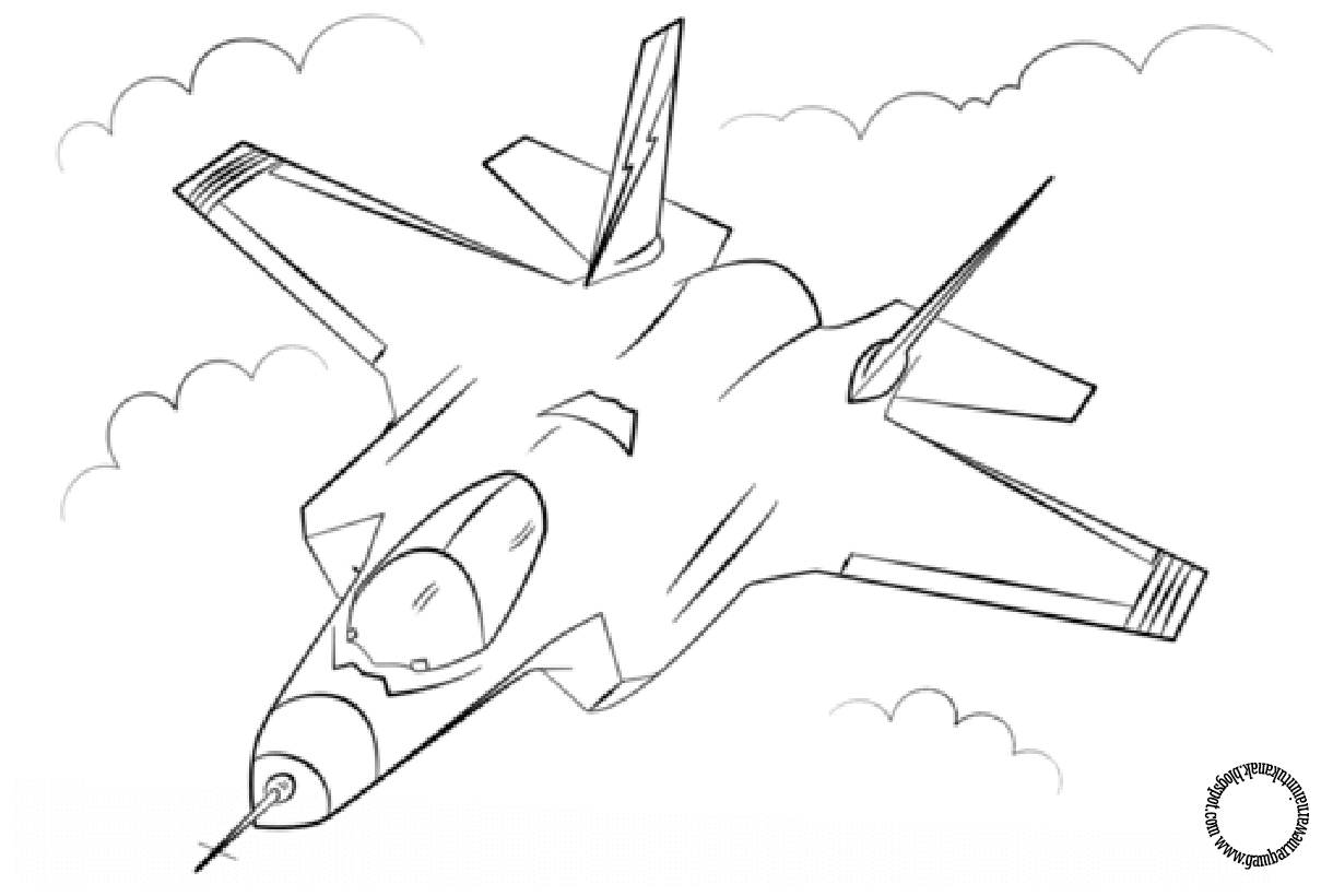 Detail Gambar Mewarnai Pesawat Terbang Nomer 19