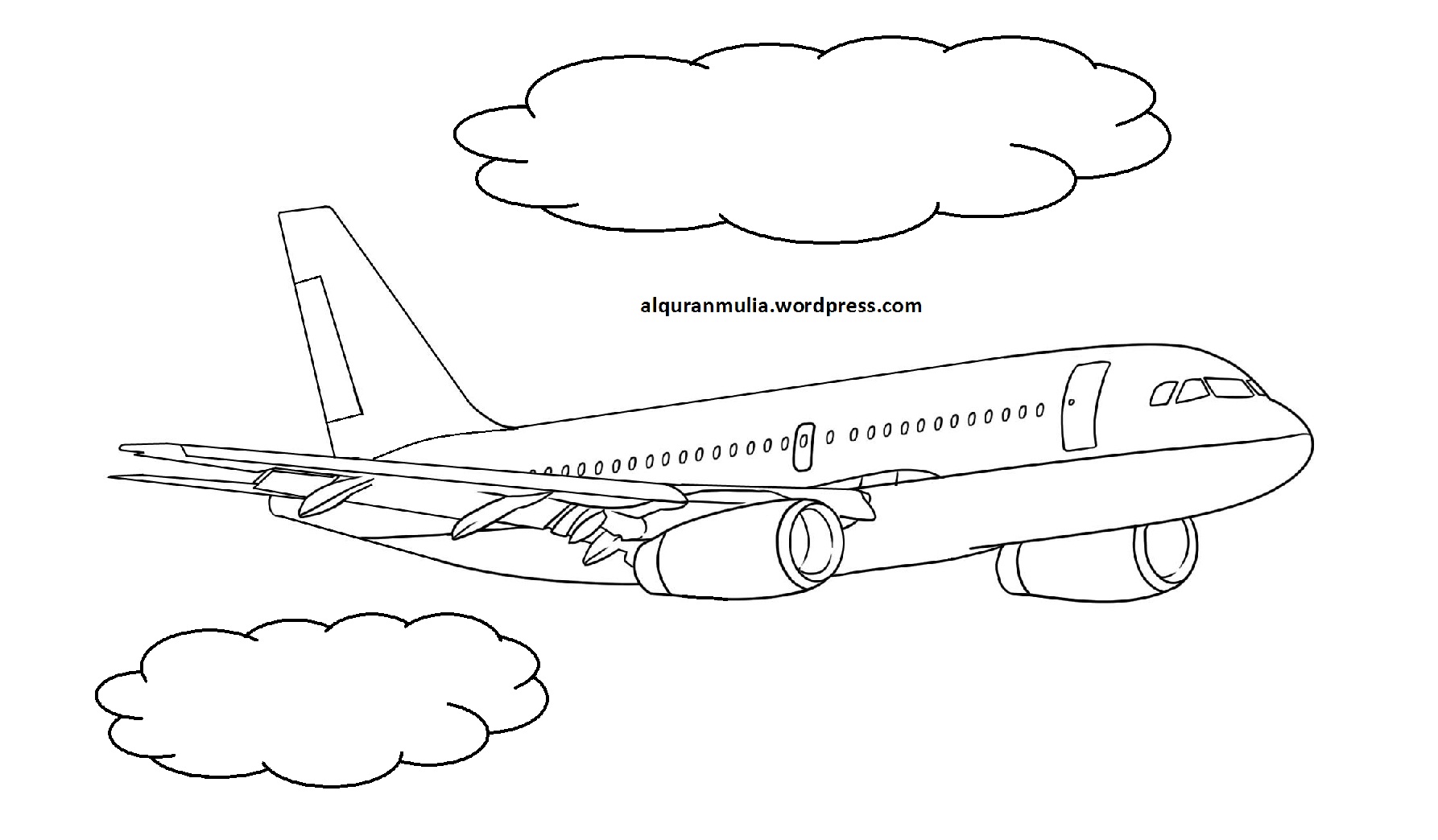 Detail Gambar Mewarnai Pesawat Terbang Nomer 49