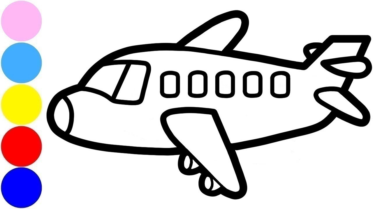 Detail Gambar Mewarnai Pesawat Terbang Nomer 50