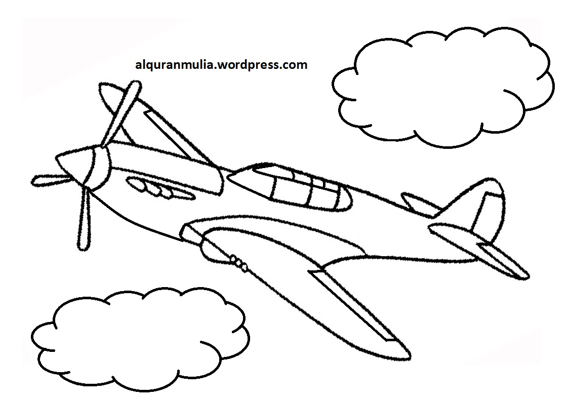 Detail Gambar Mewarnai Pesawat Terbang Nomer 58
