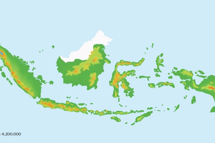 Detail Gambar Mewarnai Peta Indonesia Nomer 18