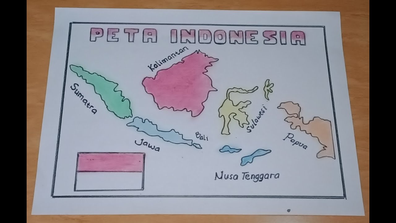 Detail Gambar Mewarnai Peta Indonesia Nomer 24