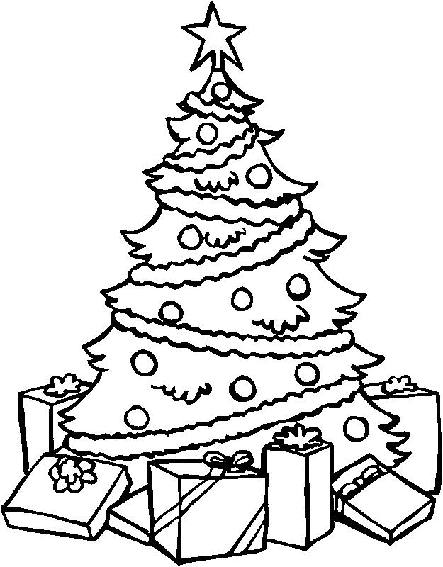 Detail Gambar Mewarnai Pohon Natal Nomer 33