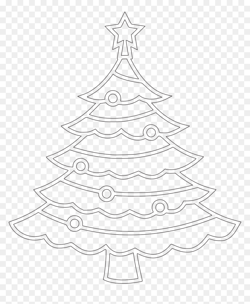 Detail Gambar Mewarnai Pohon Natal Nomer 40