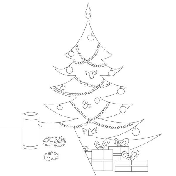 Detail Gambar Mewarnai Pohon Natal Nomer 49