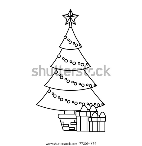 Detail Gambar Mewarnai Pohon Natal Nomer 53