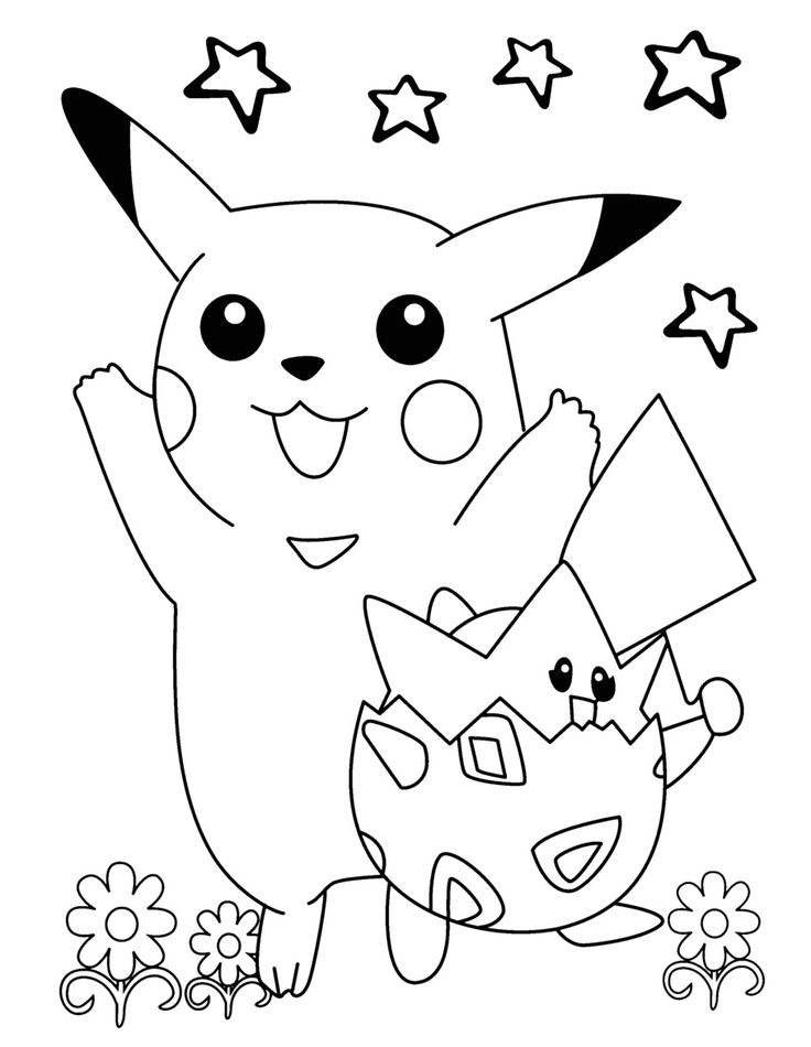 Detail Gambar Mewarnai Pokemon Nomer 2