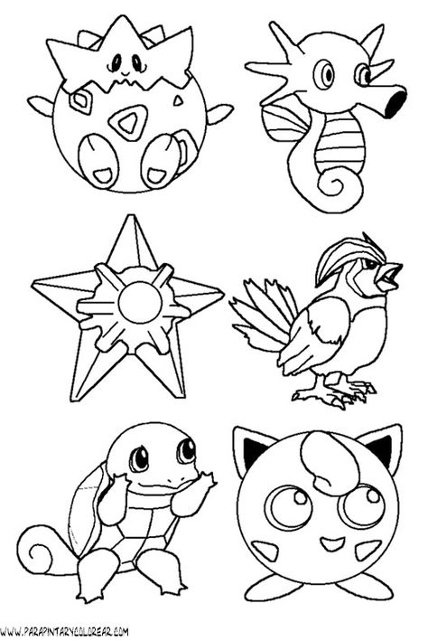 Detail Gambar Mewarnai Pokemon Nomer 13