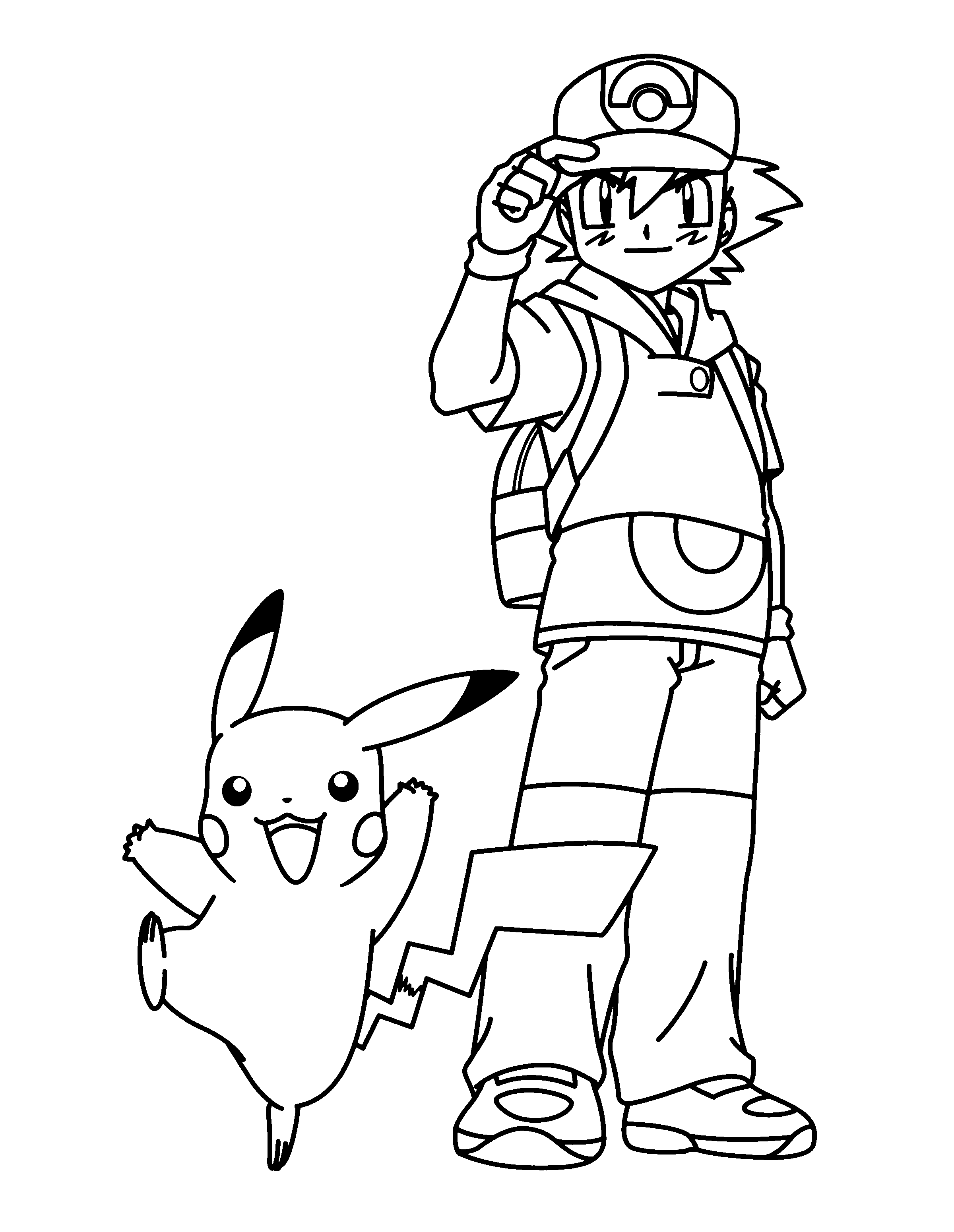 Detail Gambar Mewarnai Pokemon Nomer 20